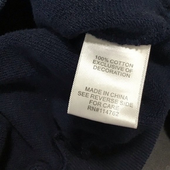 Minted New York Crewneck Sweatshirt in Navy Size Medium. - Picture 6 of 6